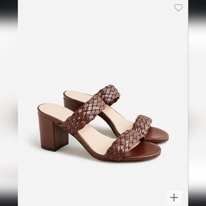 J Crew Braided Leather Lucy Sandal, Size 9
